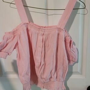 Off the shoulder smock top nwt